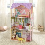 Casuta pentru papusi Poppy Dollhouse KidKraft din lemn de joaca pentru copii Casuta pentru papusi Poppy Dollhouse KidKraft din lemn de joaca pentru copii